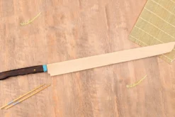 Couteau à thon maguro 54cm japonais artisanal Nakamura WS2 avec saya