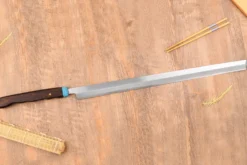 Couteau à thon maguro 54cm japonais artisanal Nakamura WS2 avec saya