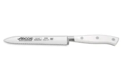 Couteau à tomates forgé Riviera White Arcos lame 13cm acier NITRUM®