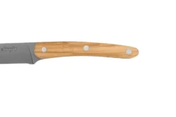 Couteau tranchelard Deejo 20cm manche en bois d'olivier
