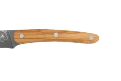 Couteau tranchelard Deejo Sakura 20cm manche en bois d'olivier