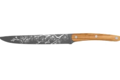 Couteau tranchelard Deejo Sakura 20cm manche en bois d'olivier