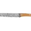 Couteau tranchelard Deejo Triskell 20cm manche en bois d'olivier