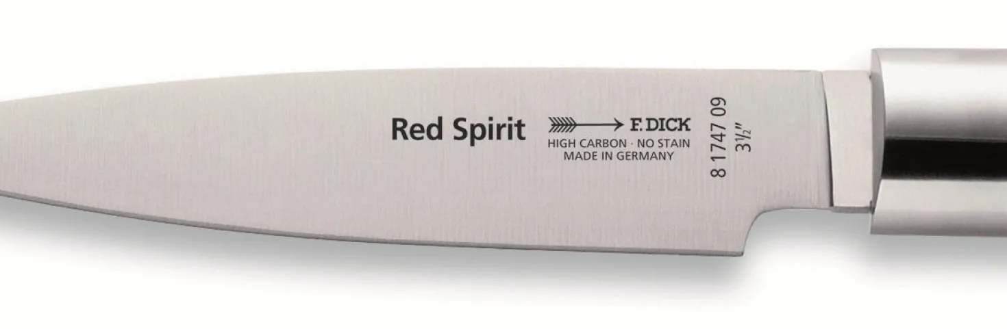 Couteau tranchelard DICK Red Spirit acier inoxydable 21cm manche rouge