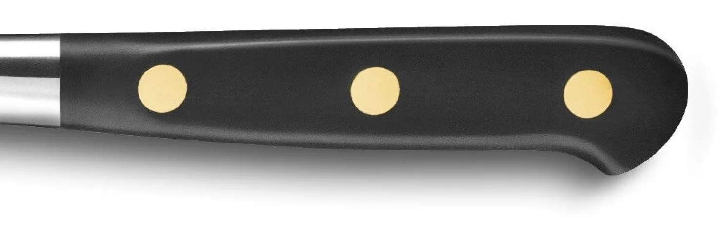 Couteau tranchelard SABATIER Idéal Inox 100% forgé rivets laiton lame 25cm