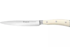 Couteau tranchelard Wüsthof Classic Ikon Blanc forgé 16cm