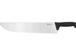 Couteau à trancher professionnel Ambrogio Sanelli Supra denté noir 36cm