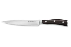 Couteau à trancher/universel Wüsthof Ikon forgé 16cm en bois de grenadille