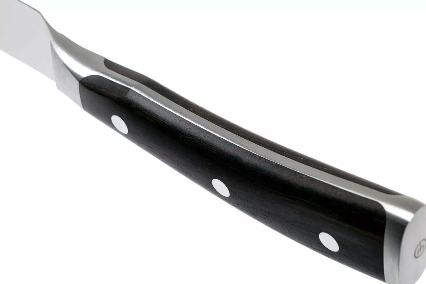Couteau à trancher/universel Wüsthof Ikon forgé 16cm en bois de grenadille
