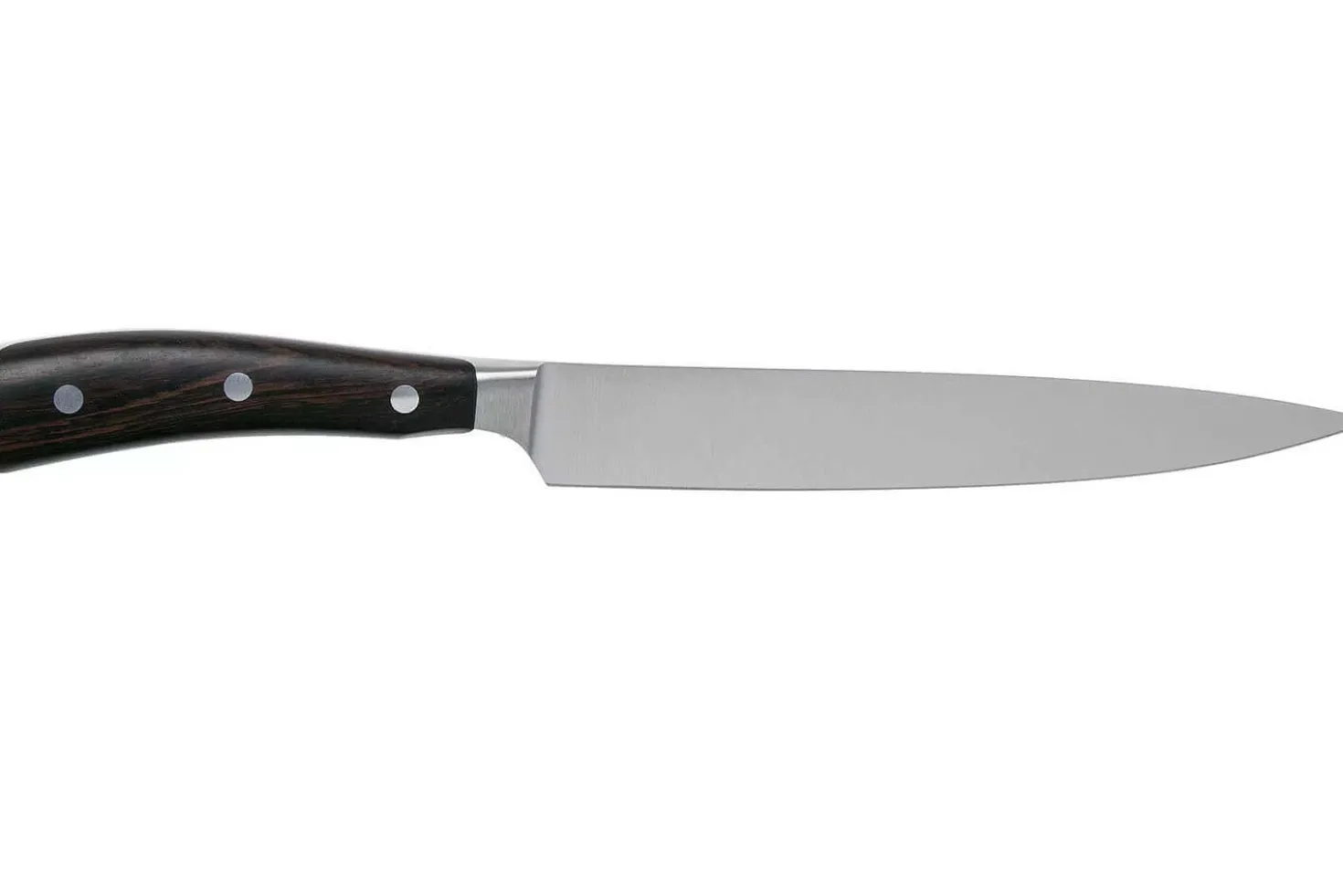 Couteau à trancher/universel Wüsthof Ikon forgé 16cm en bois de grenadille