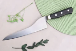 Couteau universel alvéolé dos courbé japonais Glestain K Series 18cm