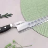 Couteau universel alvéolé dos courbé japonais Glestain K Series 21cm