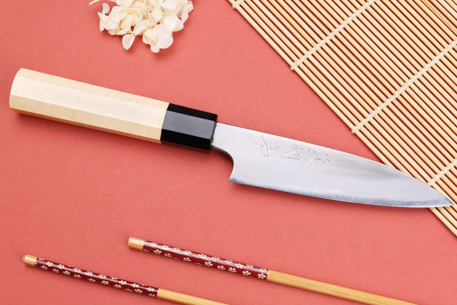 Couteau universel 12cm japonais artisanal Naoki Mazaki WS2 poli