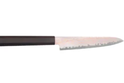 Couteau universel 15cm japonais artisanal Hatsukokoro Hayabusa Rainbow Damas