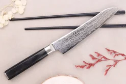 Couteau universel 15cm japonais Sakai Takayuki Grand Chef Seigaiha Damas 45 couches