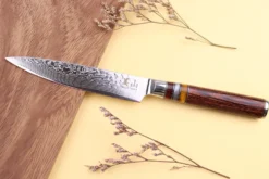 Couteau universel 13cm Kutoyama damas pakka rainbow
