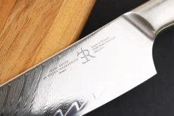 Couteau universel 13,5cm Ryda Knives ST650 Damas et manche en olivier