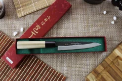 Couteau universel japonais artisanal Yoshihiro White 2 steel 15cm