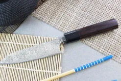 Couteau universel japonais artisanal Masakage Kumo 12cm damas 63 couches