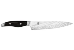 Couteau universel japonais KAI Shun Nagare Black lame damas 72 couches Dual Core 15cm manche bombé