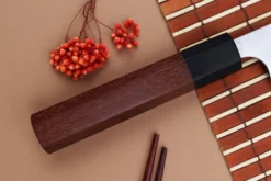 Couteau universel kiritsuke japonais artisanal Shibata Koutetsu R2 15cm