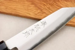Couteau universel kiritsuke 12cm japonais artisanal Momotaro Ginsan manche en magnolia