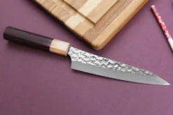 Couteau universel kiritsuke japonais artisanal martelé Yu Kurosaki senko 15cm acier SG2