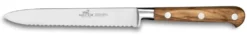 Couteau universel SABATIER Provençao 100% forgé dentelé 12cm en olivier
