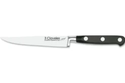 Couteau à viande 3 Claveles Forgé acier inox 12cm