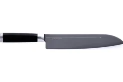Couteau à viande Kai Michel Bras n°5 22,5cm acier inox SG2 + fourreau en bois