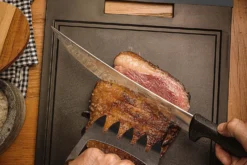 Couteau à viande Tramontina Churrasco lame noire alvéolée