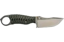 Couteau Wildsteer Karlican KAR0114 lame 7,6cm manche paracorde urban camouflage + étui Kydex