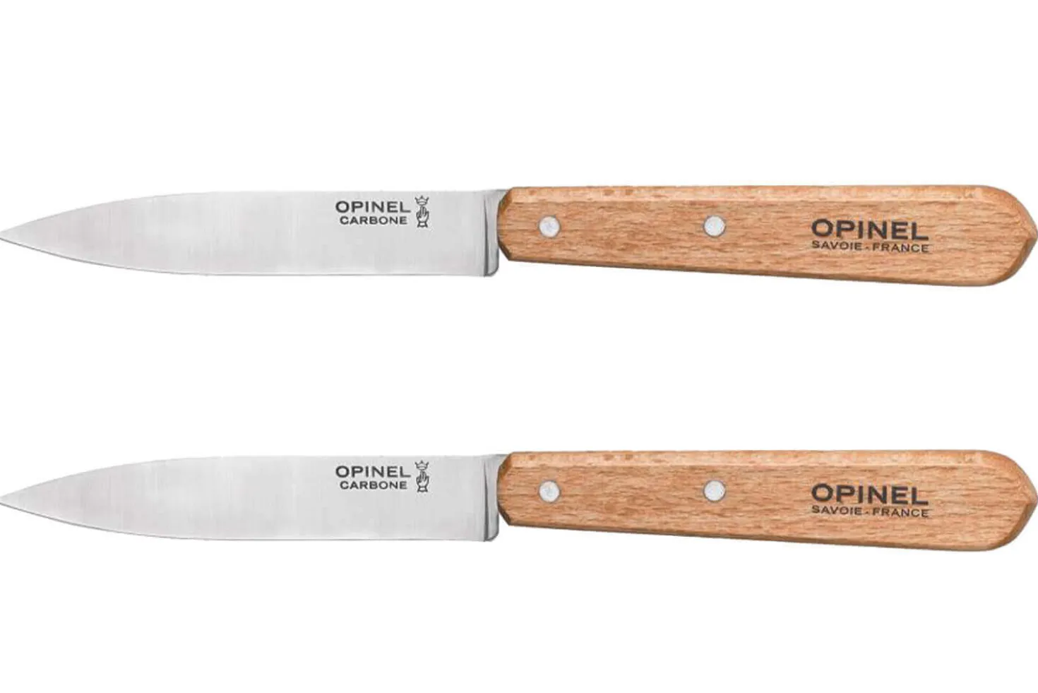 2 Couteaux Office Opinel AF "N°102" lame carbone 10 cm