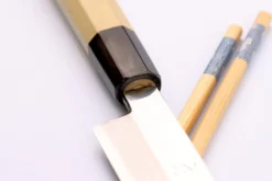 Couteau yanagiba 24cm japonais artisanal Nakamura Kaishin Ginsan Mirror