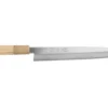 Couteau yanagiba 24cm japonais artisanal Nakamura Kaishin Saku WS2 en magnolia