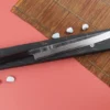 Couteau yanagiba 29cm japonais artisanal Hatsukokoro Shirasagi manche en ébène