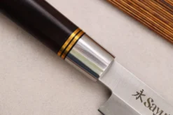 Couteau yanagiba 27cm Sayuto Ebène 7Cr manche en ébène