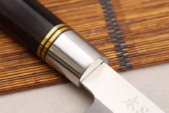 Couteau yanagiba 24cm Sayuto Ebène 7Cr manche en ébène