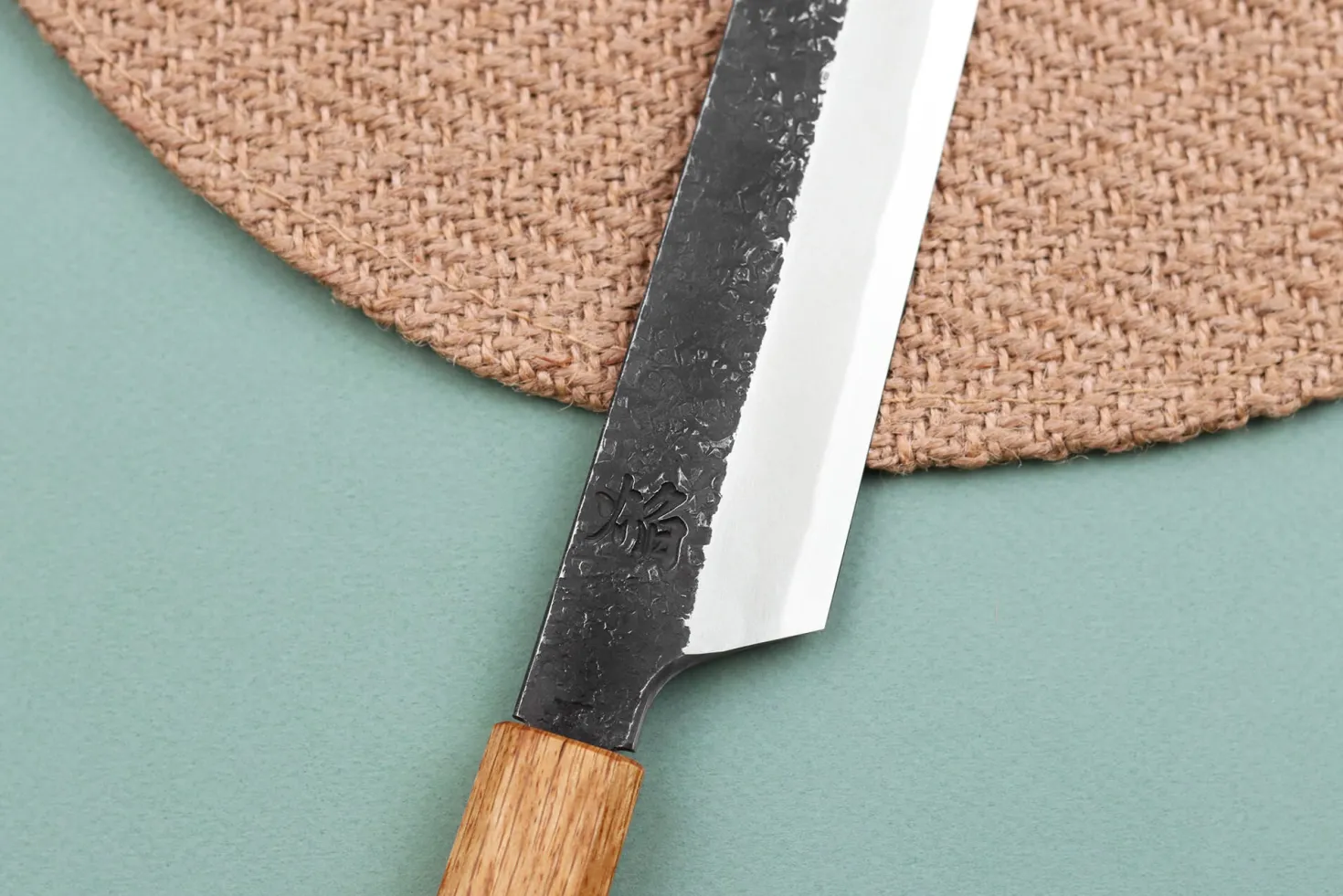 Couteau yanagiba japonais artisanal Sakai Takayuki Homura Guren 30cm