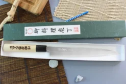 Couteau yanagiba japonais artisanal Yoshihiro Jyosaku White 2 steel