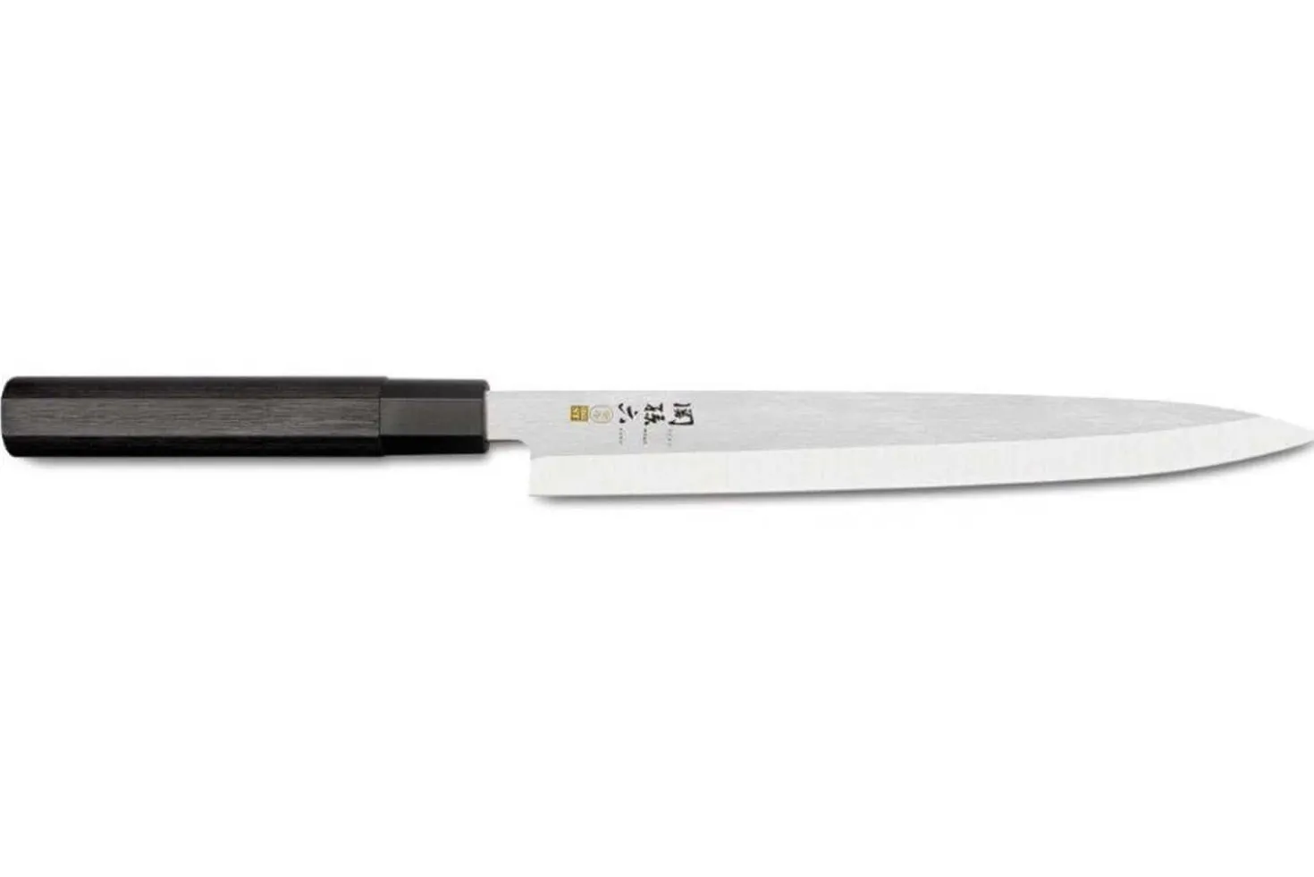 Couteau yanagiba japonais Kai Seki Magoroku Kinju acier 1K6 biseauté