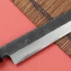 Couteau yanagiba kiritsuke 27cm japonais artisanal Hatsukokoro Shirasagi manche en ébène