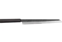 Couteau yanagiba kiritsuke 27cm japonais artisanal Hatsukokoro Shirasagi manche en ébène