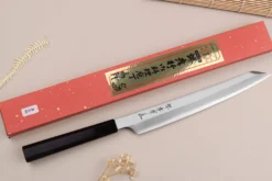Couteau yanagiba kiritsuke 27cm japonais artisanal Sakai Takayuki Ginsankou