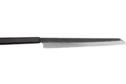 Couteau yanagiba kiritsuke 30cm japonais artisanal Hatsukokoro Shirasagi manche en ébène