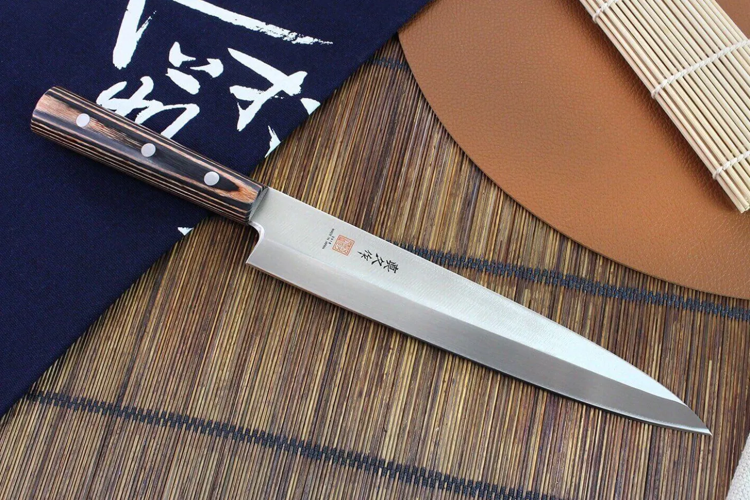 Couteau yanagiba MAC Japanese 22.5cm manche pakka