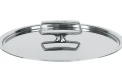 Couvercle Cristel Castel'Pro brillant en acier inoxydable 18/10