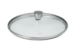 Couvercle Cristel 1826 en verre bombé à pontet en inox