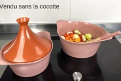 Couvercle tajine Cookut en céramique pour L'Incroyable cocotte 28cm + livret de recettes