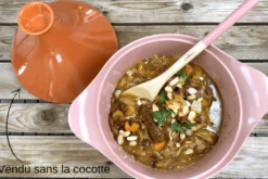 Couvercle tajine Cookut en céramique pour L'Incroyable cocotte 24cm + livret de recettes